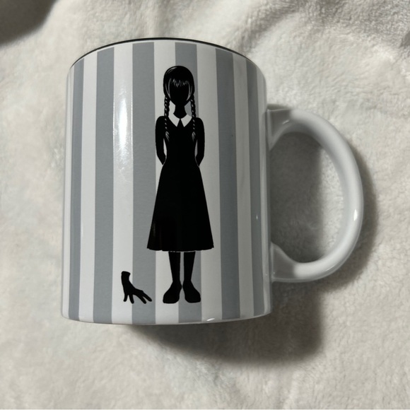 New Wednesday Addams Ceramic Coffee  Mug "On Wednesdays We Wear Black" - Picture 1 of 4